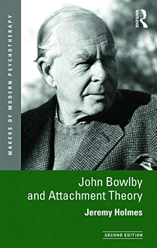 Book cover featuring a portrait of John Bowlby, a grey-haired man.
