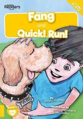 Book cover: boy smiling as a golden dog licks his face.
