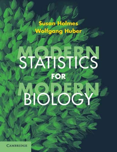 Book cover: "Modern Statistics for Modern Biology" with green foliage.