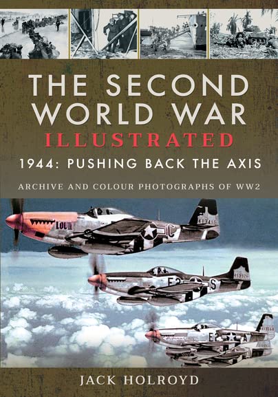 Book cover: WWII illustrated, featuring planes and archive photographs.