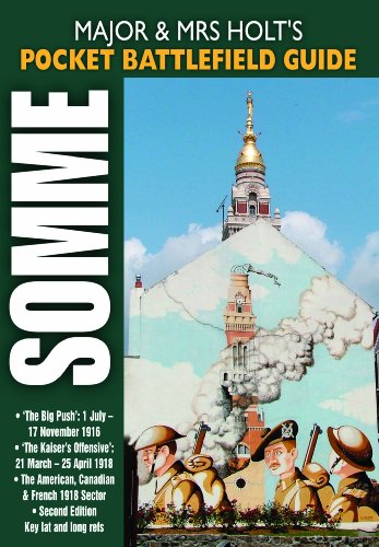 Book cover featuring a mural of soldiers in front of a church spire.