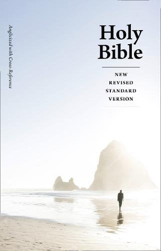 Cover of the Holy Bible, New Revised Standard Version, with beach scene.