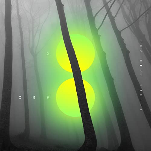 CD cover: misty forest with two bright yellow circles and text.