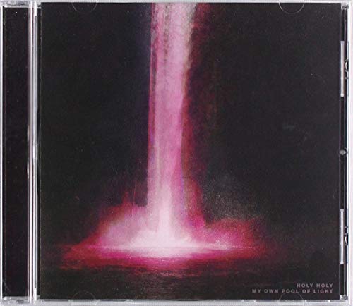 CD case with abstract pink and black waterfall image, text “Holy Holy”.