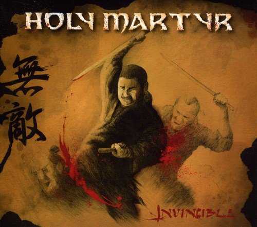 CD cover: warrior with swords, blood splatters, and Asian calligraphy.