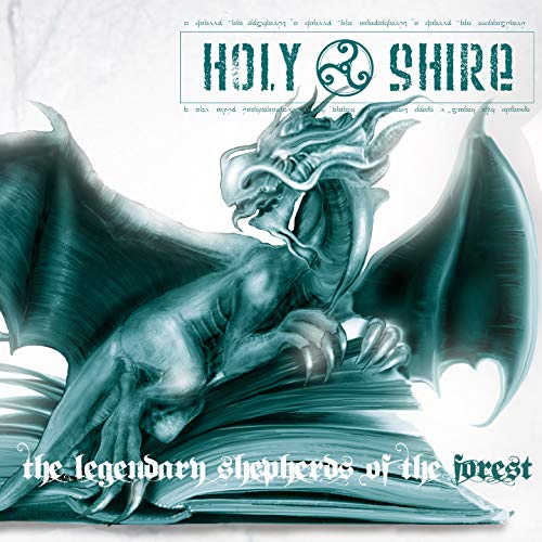 CD cover featuring a detailed, teal-toned illustration of a dragon.