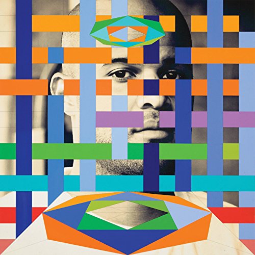 Album cover for Homeboy Sandman’s “Hallways” featuring a fragmented portrait.