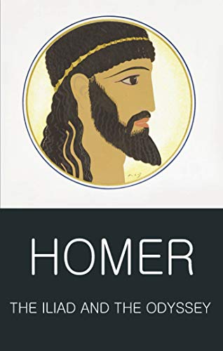 Book cover featuring a profile illustration of Homer and the title text.