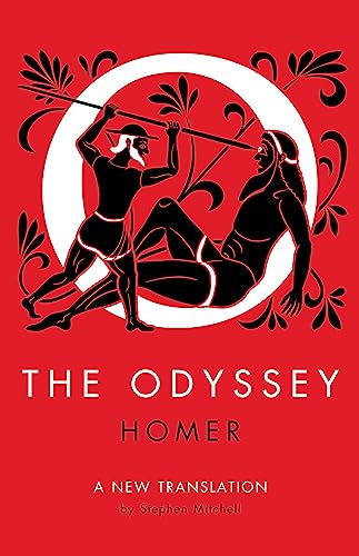 Red book cover with black silhouette of a warrior and fallen figure.