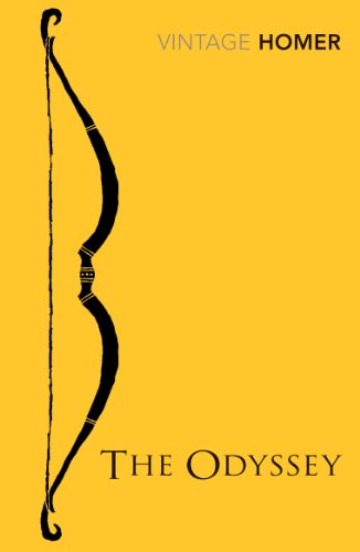 Yellow book cover with a black illustration of a bow and arrow.