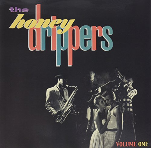 Vinyl album cover featuring a band and couple in vintage style.