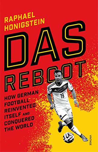 Book cover: "Das Reboot" with a soccer player and bold typography.