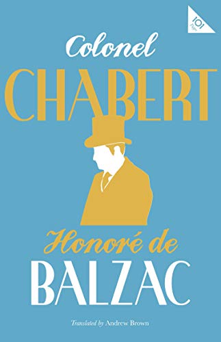 Book cover: "Colonel Chabert" by Honoré de Balzac, featuring a silhouette.