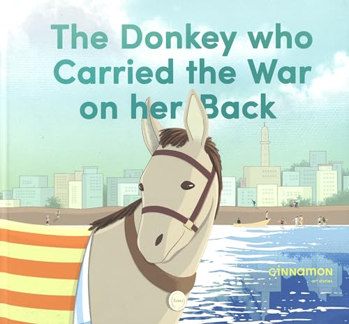 Book cover featuring a donkey’s head with a city skyline background.