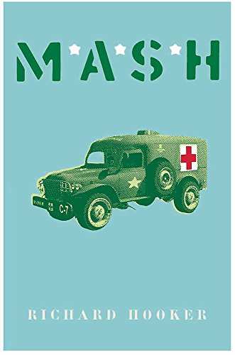 Book cover for “M*A*S*H” featuring a green ambulance and title.
