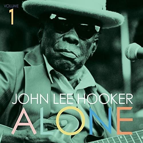 John Lee Hooker album cover, featuring a portrait of the musician.