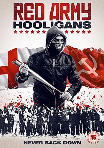 DVD cover for "Hooligans" featuring a masked figure with a baseball bat.