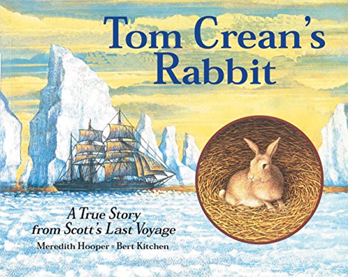 Book cover depicting a rabbit, sailing ship, and icy landscape.
