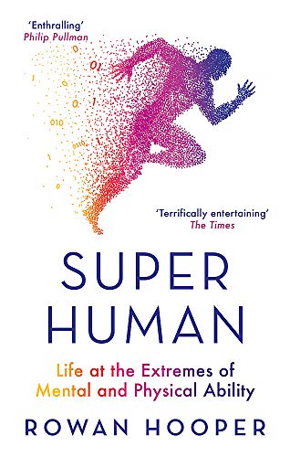 Book cover: Silhouette of a running person dissolving into colorful data.