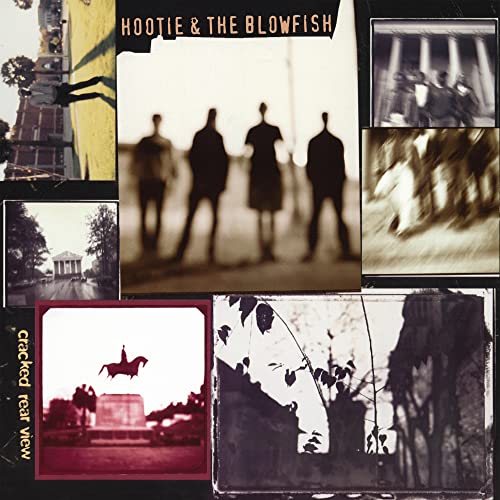 Album cover collage featuring silhouettes of four men and various architectural and landscape photos.