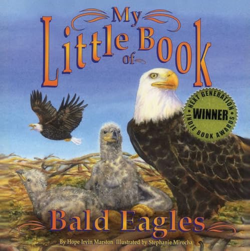 Book cover featuring illustrated adult and juvenile bald eagles.