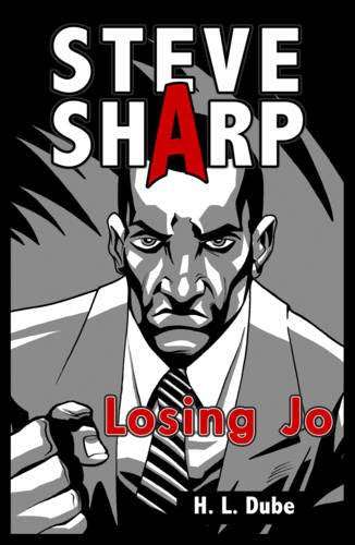 Book cover: grayscale portrait of a man with red text "Losing Jo".