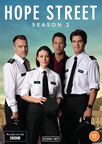 Hope Street" Series 2 DVD cover featuring four police officers.