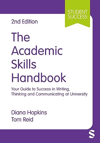 Purple book cover with title "The Academic Skills Handbook" and author names.