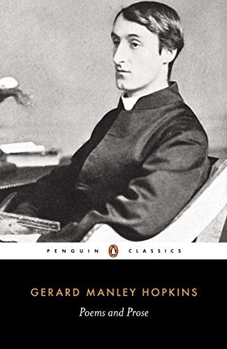 Black and white portrait of Gerard Manley Hopkins on a Penguin Classics book cover.