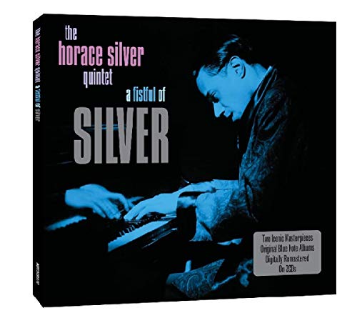 CD case for Horace Silver’s “A Fistful Of Silver” album, featuring a pianist.