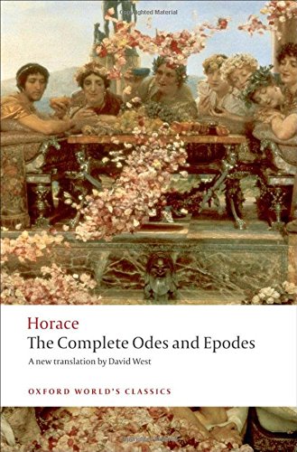 Book cover showing a classical painting of people dining with falling flower petals.