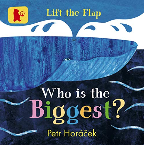 Blue underwater scene with a whale and “Who is the Biggest?” text.