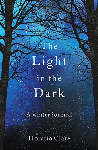 Book cover showing silhouettes of trees against a starry blue night sky.