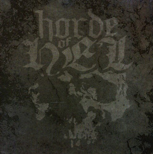 Dark album cover with ornate, gothic text and a skull image.