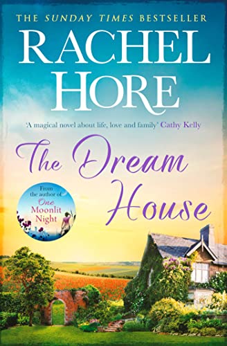 Book cover for “The Dream House” featuring a cottage and field.