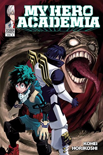 Manga cover featuring Izuku Midoriya and Tenya Iida facing a monstrous villain.