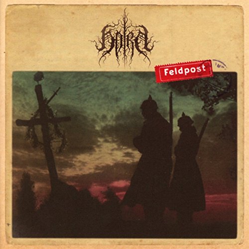 CD cover: soldiers near a graveyard with a red "Feldpost" stamp.