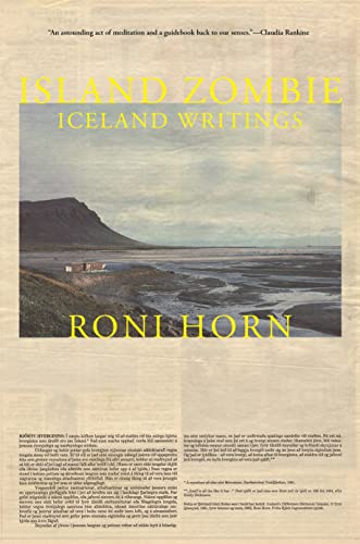 Book cover: “Island Zombie: Iceland Writings” with a coastal landscape.