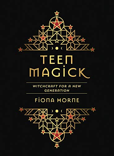 Book cover with gold geometric star patterns and text on a black background.