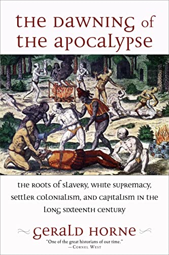 Book cover depicting a historical scene of conflict and subjugation.