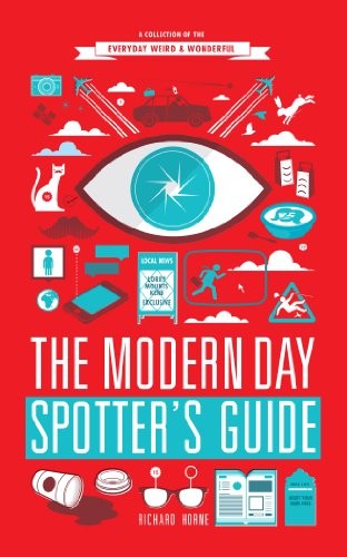 Book cover with a large eye illustration surrounded by everyday objects.