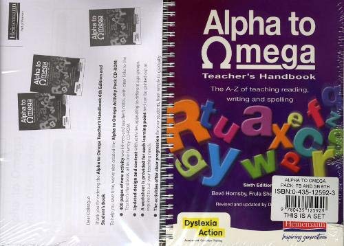Purple “Alpha to Omega” teacher’s handbook and student book, 6th edition.