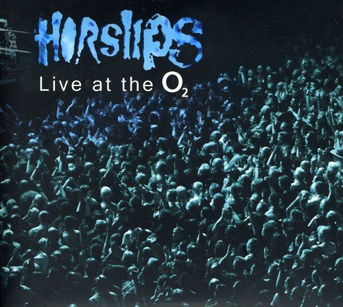 Album cover with "Horslips" in blue and "Live at the O2" text, showing a crowd.