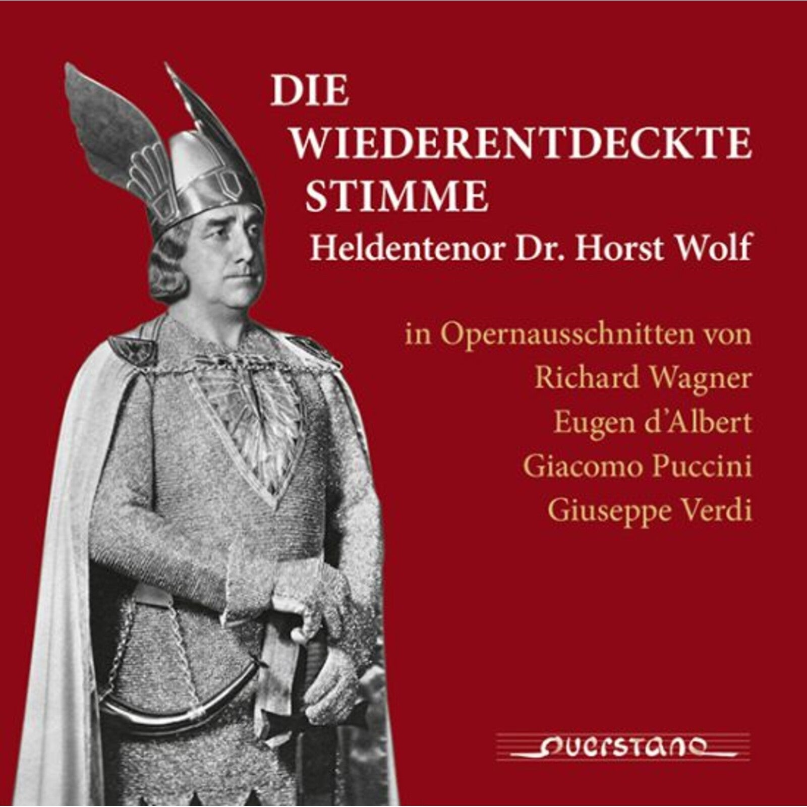 CD cover showing a man in a winged helmet and chainmail on red background.