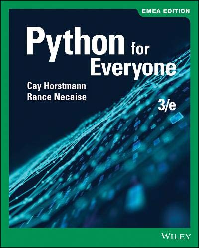 Book cover: "Python for Everyone," 3rd edition, blue and green design.