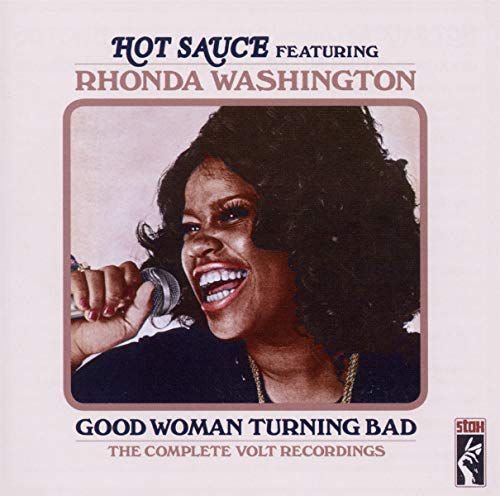 CD cover featuring Rhonda Washington smiling and holding a vintage microphone.