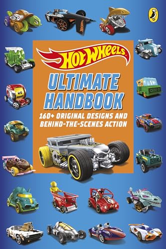 Hot Wheels Ultimate Handbook cover with many colorful toy cars displayed.