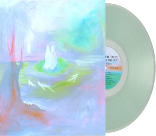 Hotel Fiction Staring At The Sun vinyl record with pastel impressionist cover art.