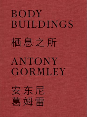 Red book cover with white text: "Body Buildings" and artist's name.