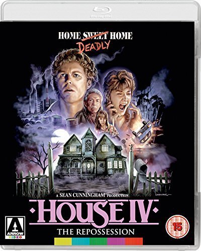 Blu-ray case for "House 4: The Repossession" with horror-themed cover art.